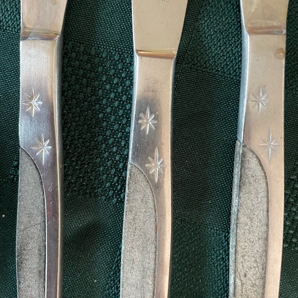 Vintage MCM Starburst 10 Piece Flatware Set from Japan - Picture 4 of 6
